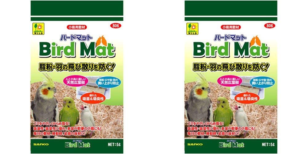 Amazon | SANKO バードマット 5L×2袋 | Sanko | 巣材・床材 通販